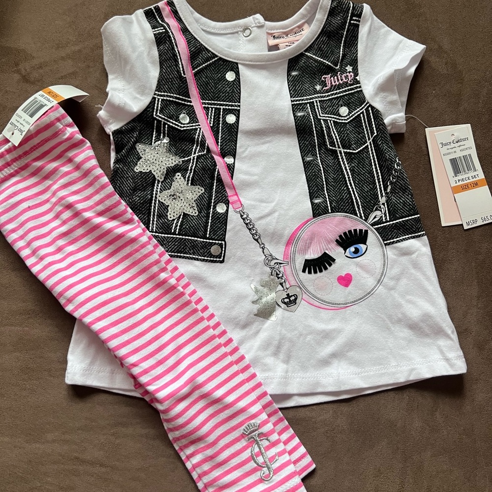 New Juciy couture infant 2pc 12m